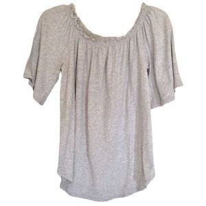 Philosophy flowy gray gypsy top 🌫 size small